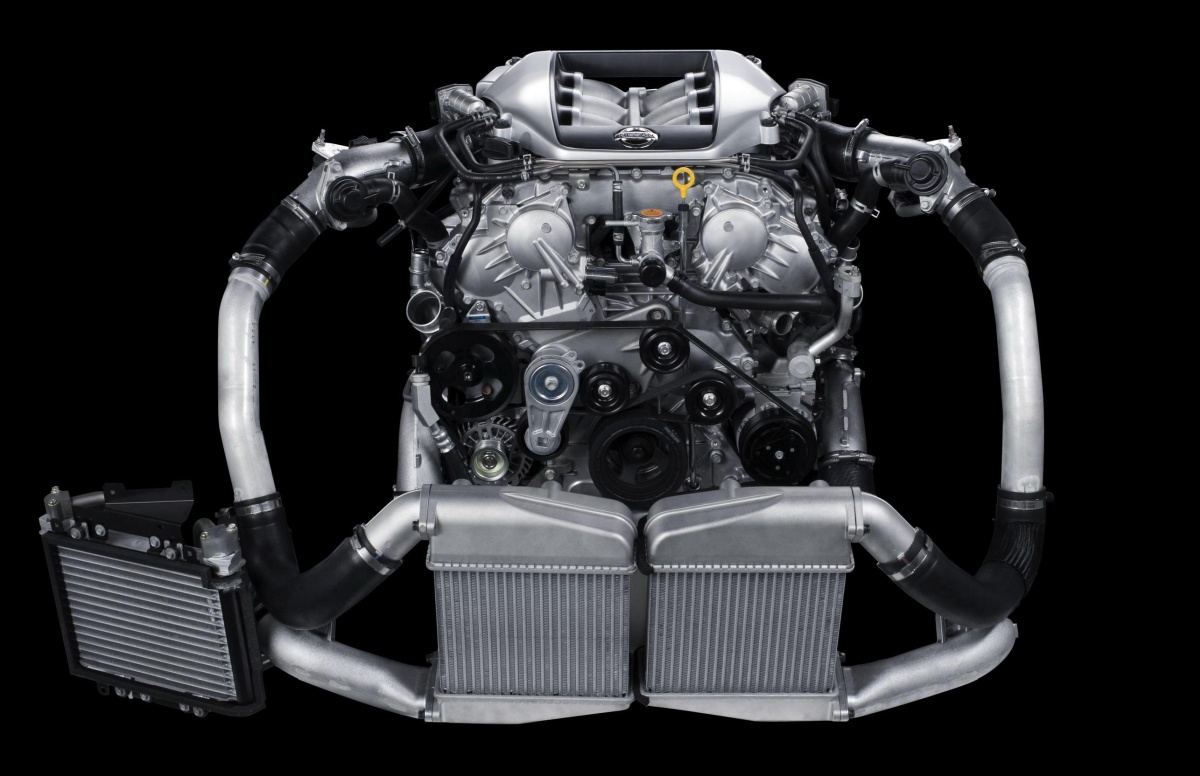 GT-R Motor 3.8 V6 twin-turbo VR38DETT