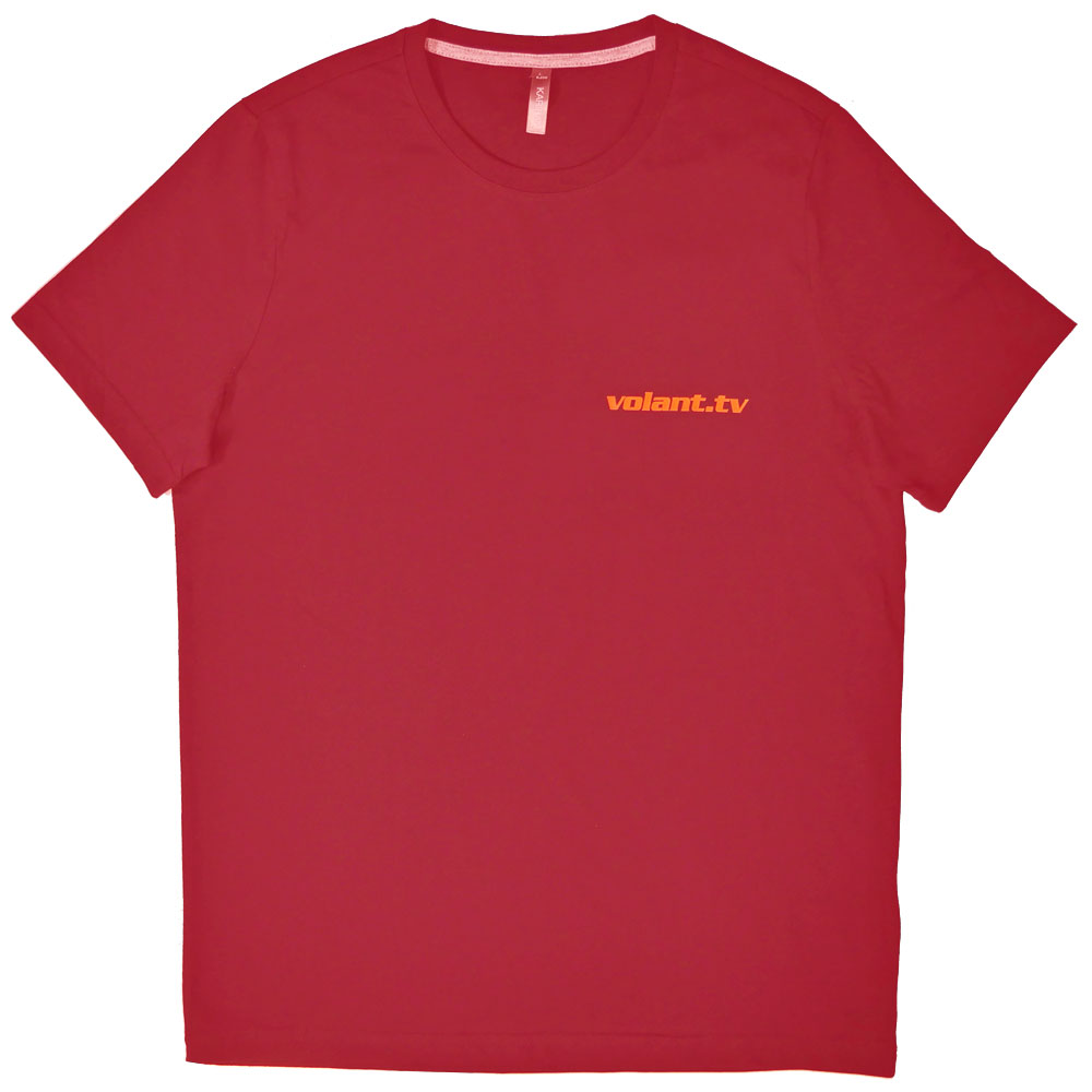 Tričko klasické farebné s logom volant.tv