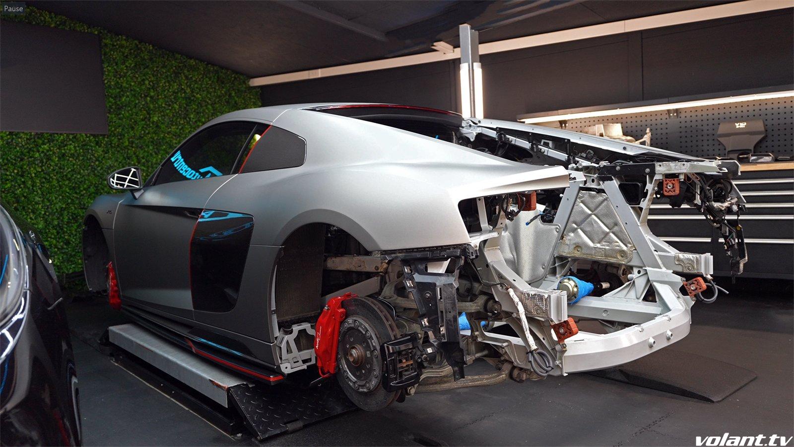 servis jazdenky Audi R8 V10