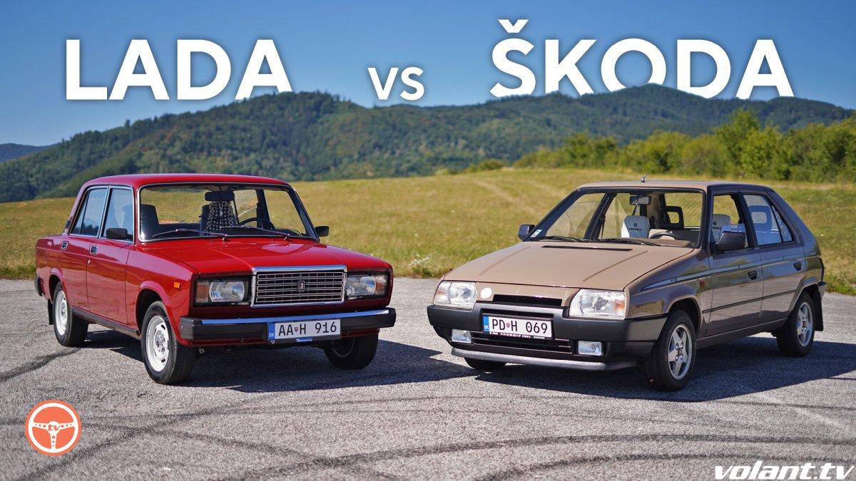 Škoda Favorit 136L vs. Lada 2107 (1989)